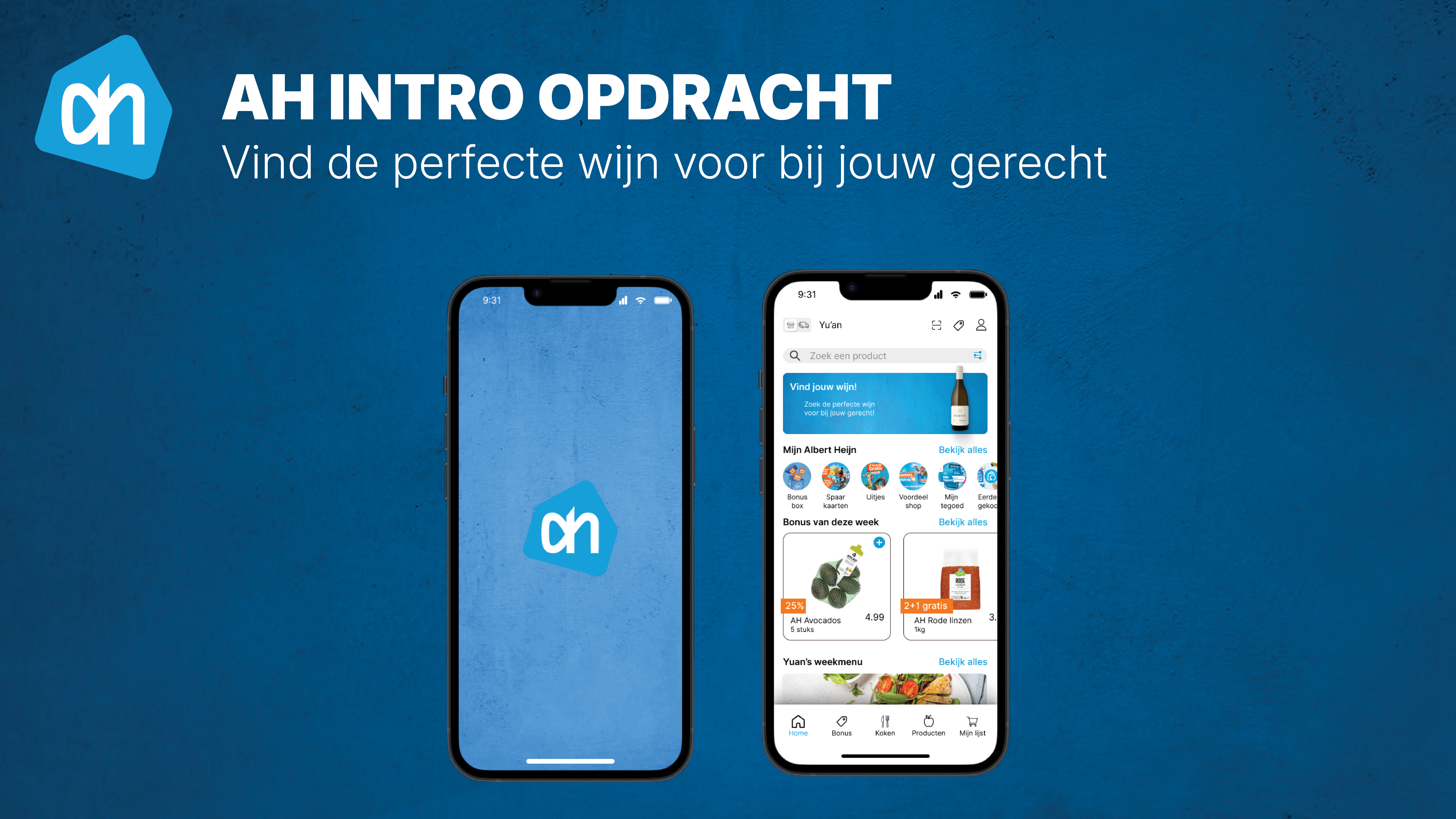 Thumbnail of Albert Heijn intro project