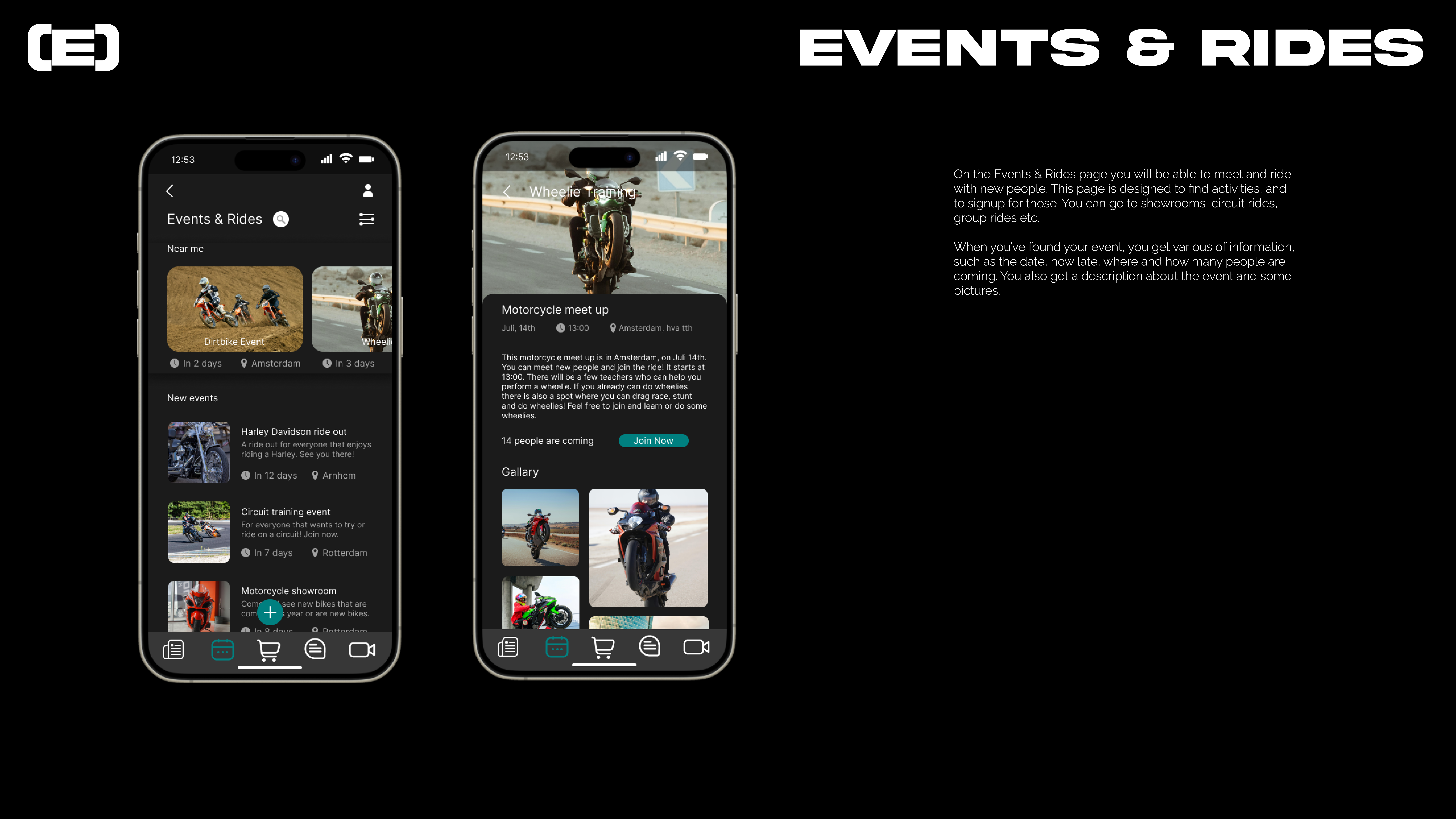 An image with information about the motor connect project