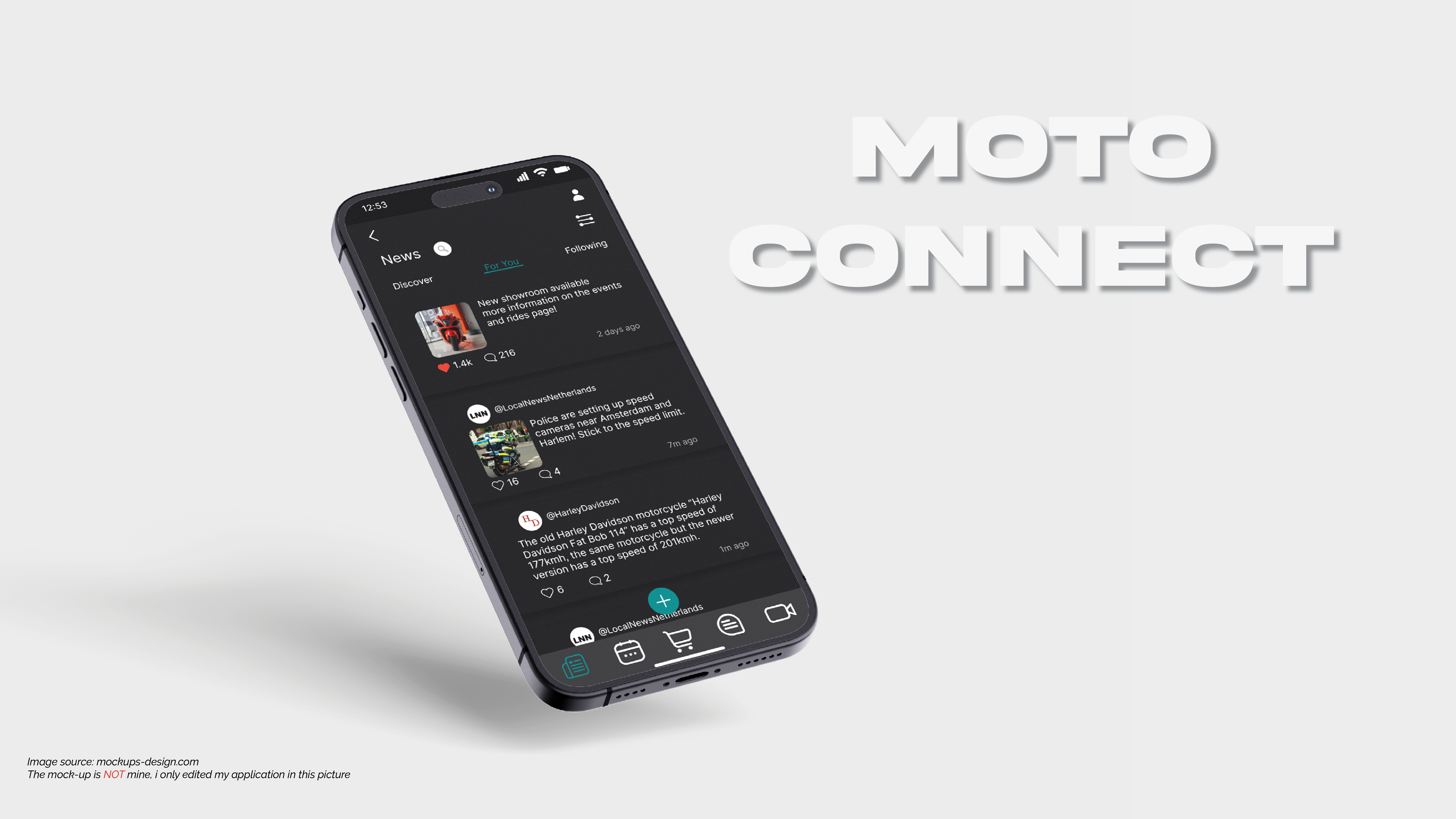 An image with information about the motor connect project